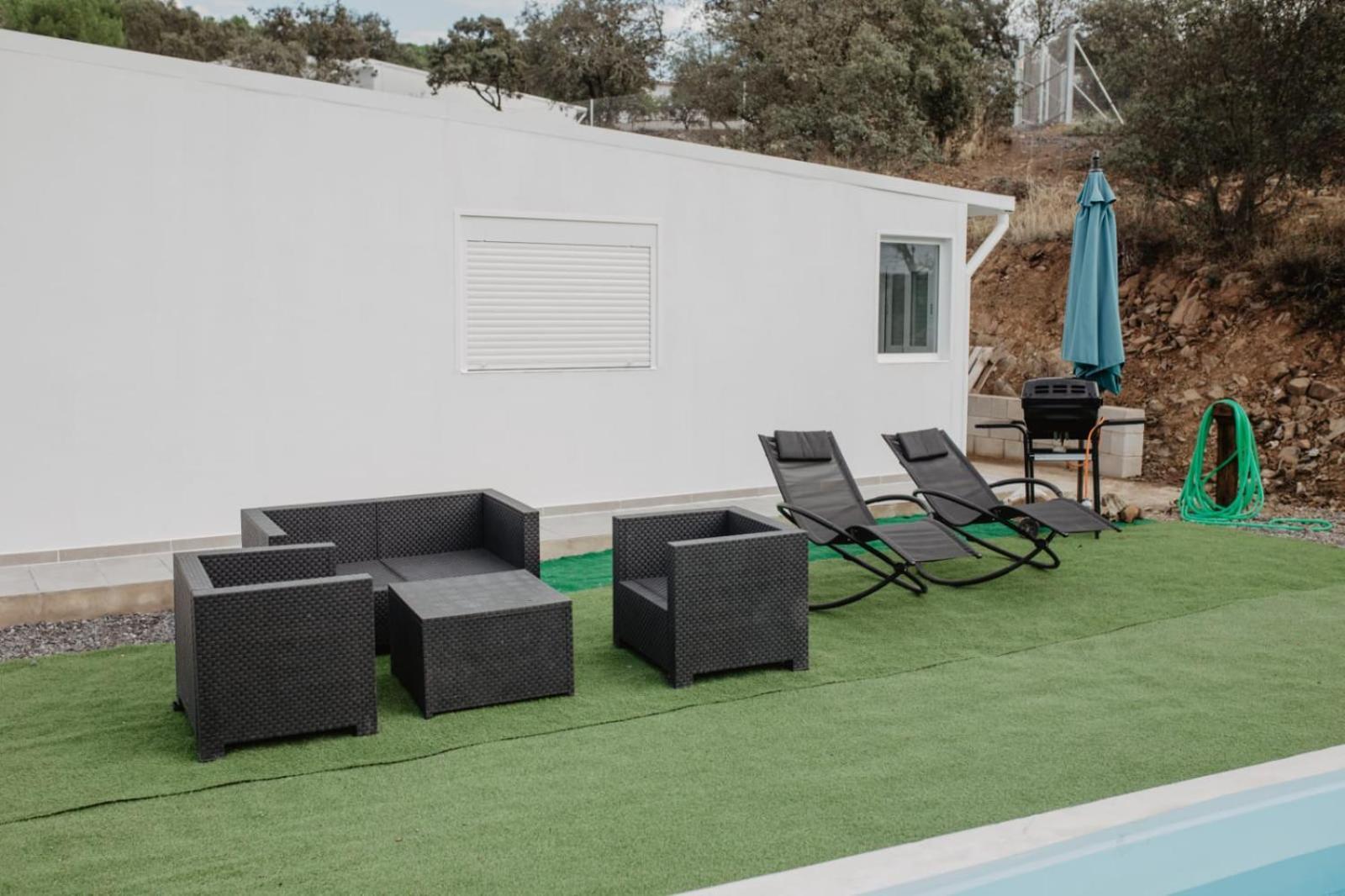 Casa En El Lago.Unmillondeestrellas Villaharta Buitenkant foto